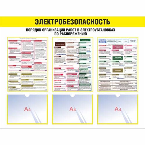 Стенды по электробезопасности