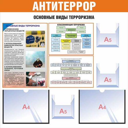 Стенды по антитеррору