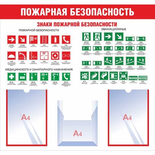 Стенды пожарной безопасности